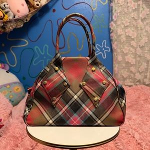 Vivienne Westwood plaid Yasmin bag
